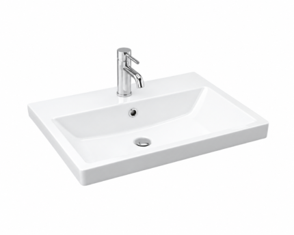 Contemporary Ceramic Vessel Sink (610 x 460 x 165 mm)-(BT)