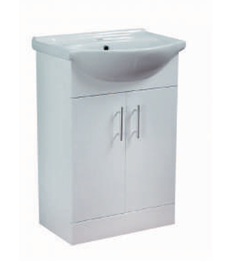 ALPHA (450mm-2 Door) Floor Standing Vanity with Basin (BT)
