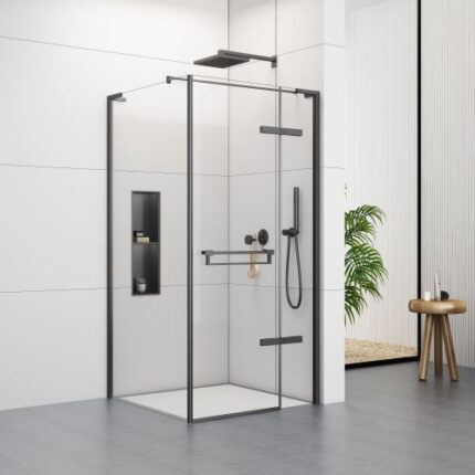 800 SIDE PANEL (8mm Glass)- MATT BLACK -BT