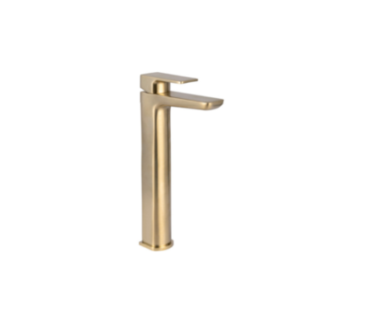 MESSINA (Single Lever)- Tall Basin Mixer- BRUSHED GOLD