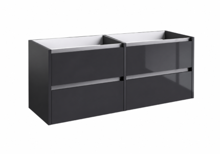 200mm Wall-Hung 4-Drawer Anthracite Vanity Unit  -BT