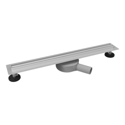 SLIM LINEAR Wetroom Drain (600x30mm)- STAINLESS STEEL - BT