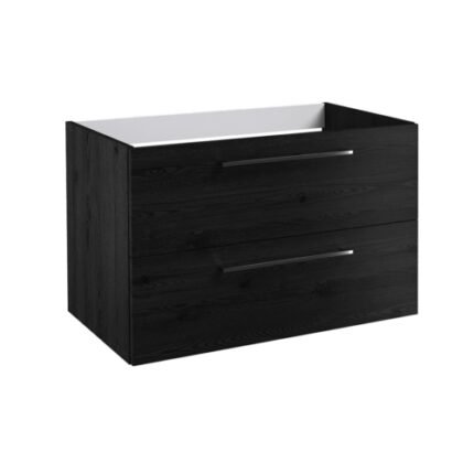 RADIANCE (800mm) Wall Hung Vanity Unit – Black Oak - BT