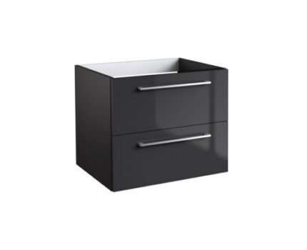 RADIANCE (600mm- 2 Drawer) Wall Hung Vanity Unit – Anthracite - BT