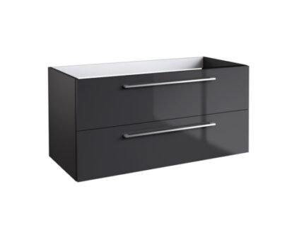 RADIANCE (1000mm-2 Drawer) Wall Hung Vanity Unit – Anthracite - BT