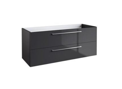 RADIANCE (1200mm-2 Drawer) Wall Hung Vanity Unit – Anthracite - BT