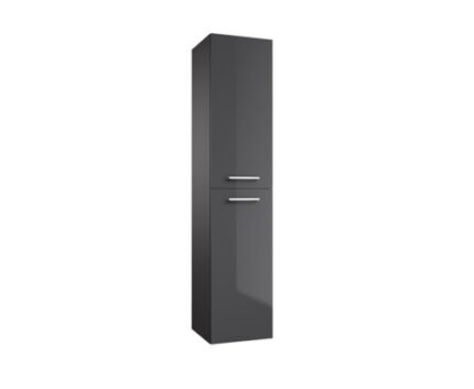 RADIANCE (160mm-2 Door): Wall Hung Storage Unit – Anthracite - BT