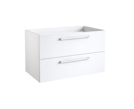 RADIANCE (800mm-2 Drawer) Wall Hung Vanity Unit – Glossy White - BT