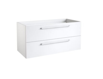 RADIANCE (1000mm-2 Drawer) Wall Hung Vanity Unit – Glossy White - BT