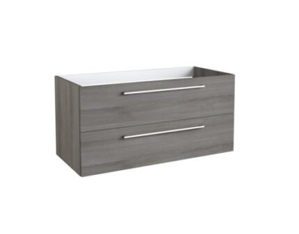 RADIANCE (1000mm-2 Drawer) Wall Hung Vanity Unit – Grey Ash - BT