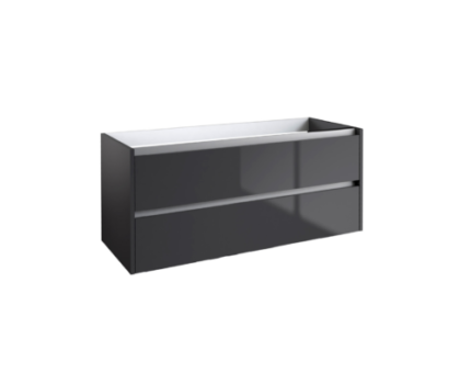CITY46 (1200mm-2 Drawer) Wall Hung Vanity Unit – Anthracite -BT