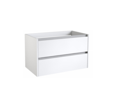 CITY46 (800mm-2 Drawer) Wall Hung Vanity Unit – Glossy White -BT