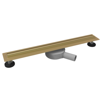 LINEAR Wetroom Drain (600x70mm)- BRUSHED GOLD -BT