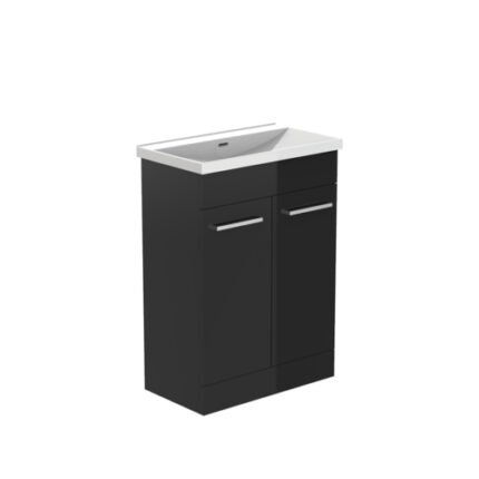 ROMA (500mm-2 Door) Floor Standing Vanity – Anthracite - BT
