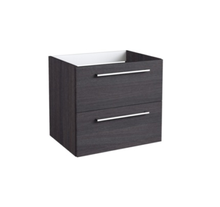 ROMA (500mm-2 Drawer) Wall Hung Vanity- Black Oak - BT