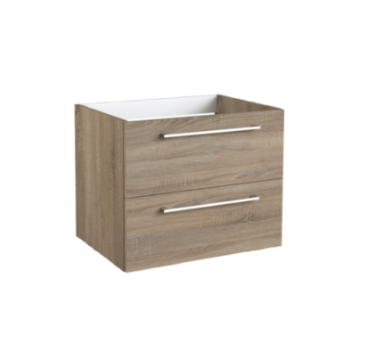 ROMA (500mm-2 Drawer) Wall Hung Vanity – Grey Ash - BT