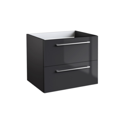 ROMA (500mm-2 Drawer) Wall Hung Vanity – Anthracite - BT