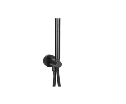 TREVISO- Hand Shower Kit With Water Outlet and Bracket- MATT BLACK -BT