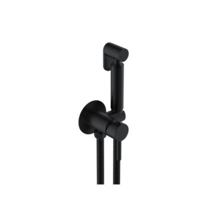 DOUCHE KIT (Round) Manual Mixer- MATT BLACK -BT
