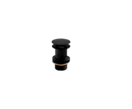 TREVISO Basin Waste (Unslotted)- MATT BLACK -BT