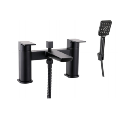 MESSINA (Dual Lever) Bath Shower Mixer With Kit- MATT BLACK -BT