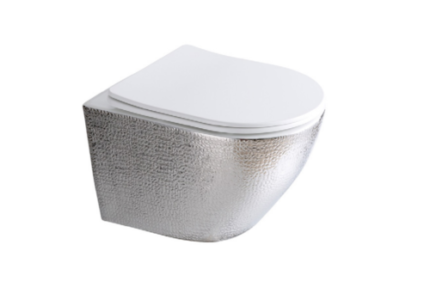 TREVISO (Wall Hung) Soft Close Seat Toilet- BRUSHED NICKEL - BT