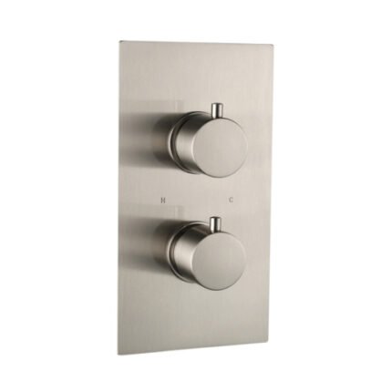 TREVISO (2 Outlets) Thermostatic Concealed Shower Mixer- BRUSHED NICKEL -BT
