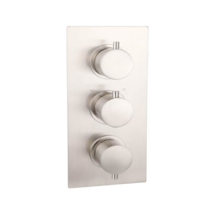 TREVISO (2 Outlets) Thermostatic Concealed Shower Mixer- BRUSHED NICKEL -BT