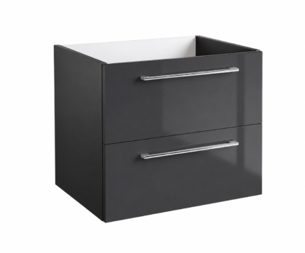 Roma 500mm Wall-Hung Basin Vanity Unit – Anthracite-BT