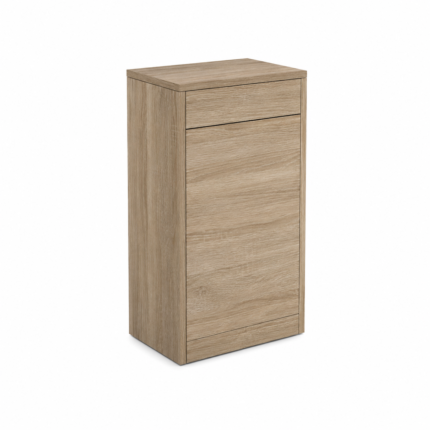 Grey Oak Back to Wall WC Unit (W495 x D220 x H830mm)-BT