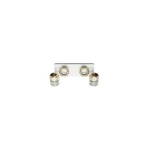 Square Front Fixing Bracket for Douche Internal Plate – Brushed Nickel (BT)