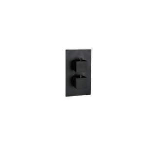 Messina Concealed Thermostatic Shower Mixer – Matt Black (BT)