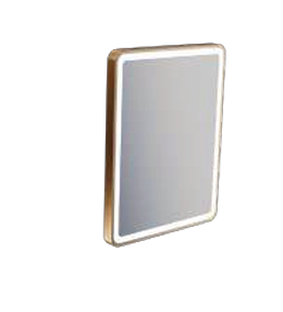 Framed Mirror – Brushed Rose Gold (800 x 600mm)-BT