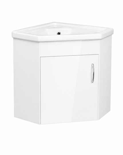 WALL HUNG CORNER VANITY UNIT WITH BASIN -BT