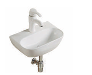 CB703 Compact Wall-Hung Basin (415 x 285 x 125mm)-BT