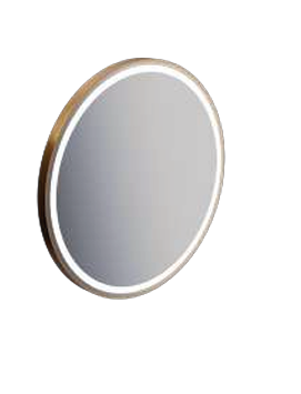 600x600mm Brushed Rose Gold  Mirrorr-BT
