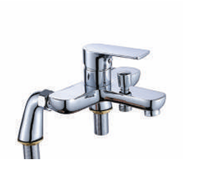 Kiel Wall Mounted Slimline Bath & Shower Mixer Kit - BT