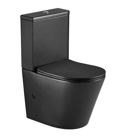 Close Coupled WC Pan & Cistern with Soft-Close UF Seat (W385 x D620 x H790mm)