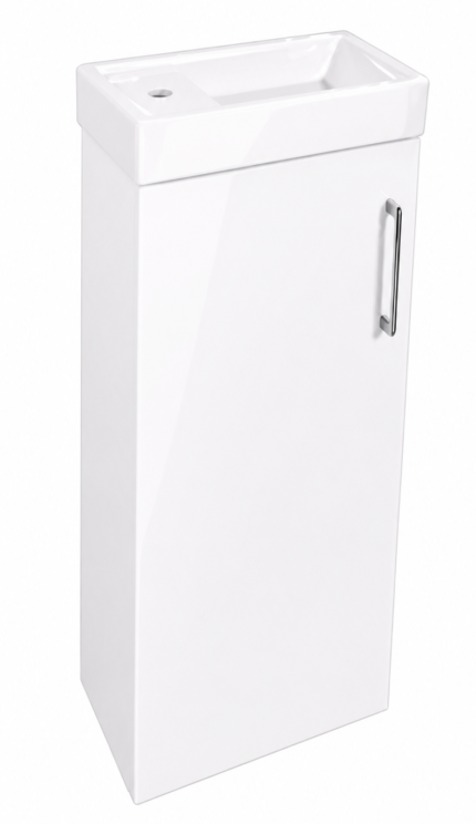 Modern 400mm Floor Standing Vanity Unit with Countertop Basin-BT