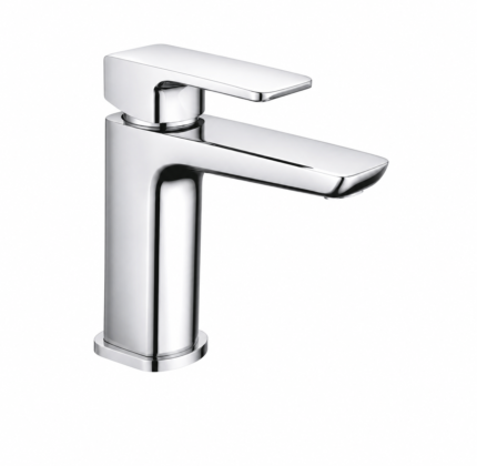 Dash DSH100 Modern Cloakroom Mini Basin Mixer Tap - Chrome-BT