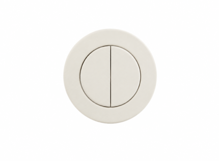Matt White Cistern Push Button Accent-BT