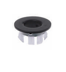 Matt Black Basin Overflow Ring Cap – Round Waste Cover-BT