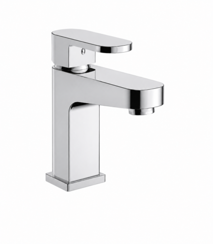 Ikon IK100 Modern Cloakroom Mini Basin Mixer Tap - Chrome-BT