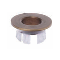 Brushed Rose Gold Basin Overflow Ring Cap – Round Waste Trim-BT