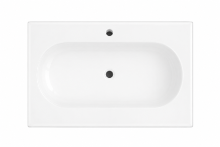 Flora Collection 1010mm Gloss White Ceramic Vanity Basin-BT