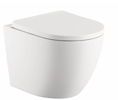 Projection Wall Hung WC Pan with Soft-Close UF Seat (W360 x D490 x H360mm)-BT