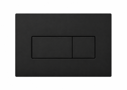 4001-MB Modern Matte Black Dual Flush Actuation Plate-BT