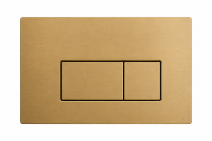 4001-BG Modern Brushed Gold Dual Flush Actuation Plate-BT
