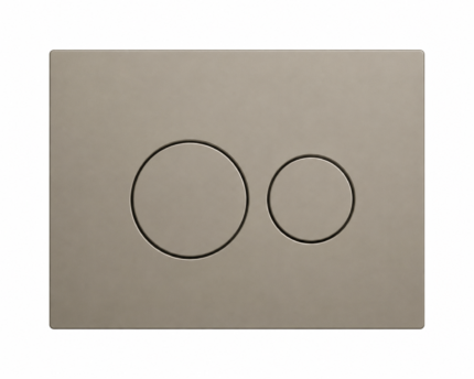 2001-BN Modern Brushed Nickel Dual Flush Actuation Plate-BT